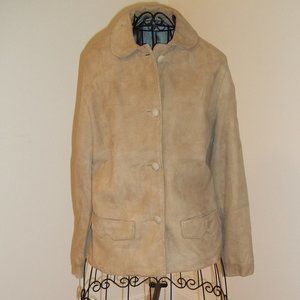 100% Real Leather (Suede) Jacket - made in the USA